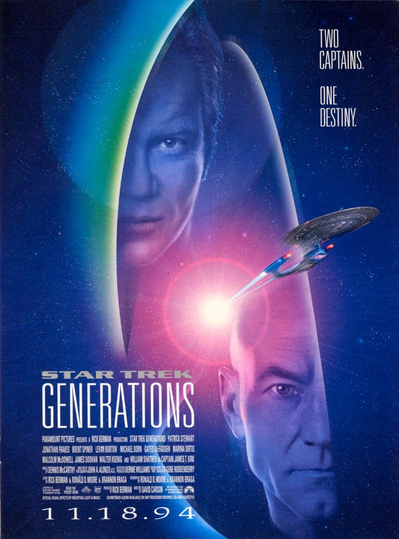 movie poster Star Trek 7. Generations
