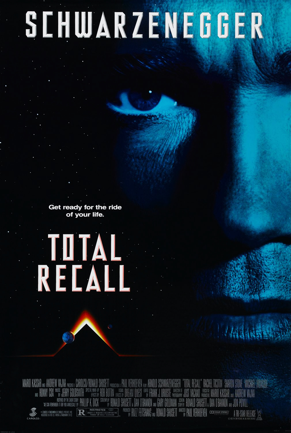 movie poster Total Recall 1990